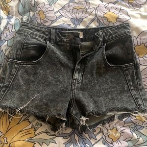 PacSun Black Jean Shorts